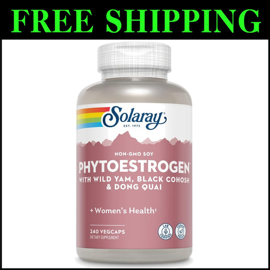 Menopause Relief - PhytoEstrogen Herb Blend in Eco-Friendly Bottle - 240 VegCaps