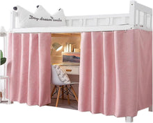 Load image into Gallery viewer, 2 Panel Waterproof Bunk Bed Curtains - Stylish Blackout Canopy for Privacy