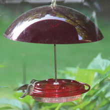 Load image into Gallery viewer, Translucent 8oz Hummingbird Nectar Feeder with Ant Moat &amp; Easy-Refill Top