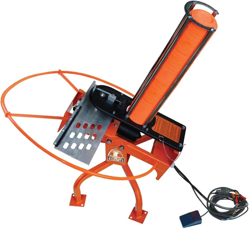 50-Clay Capacity Electronic Thrower - 55+ Yard Range with Remote Compatibility