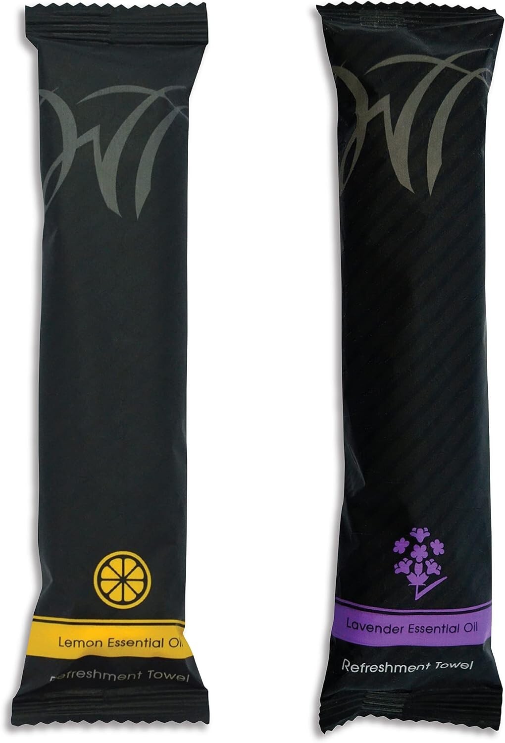 Individually Wrapped 8x8" Moist Cotton Towels - Relaxing Lavender Lemon Aroma