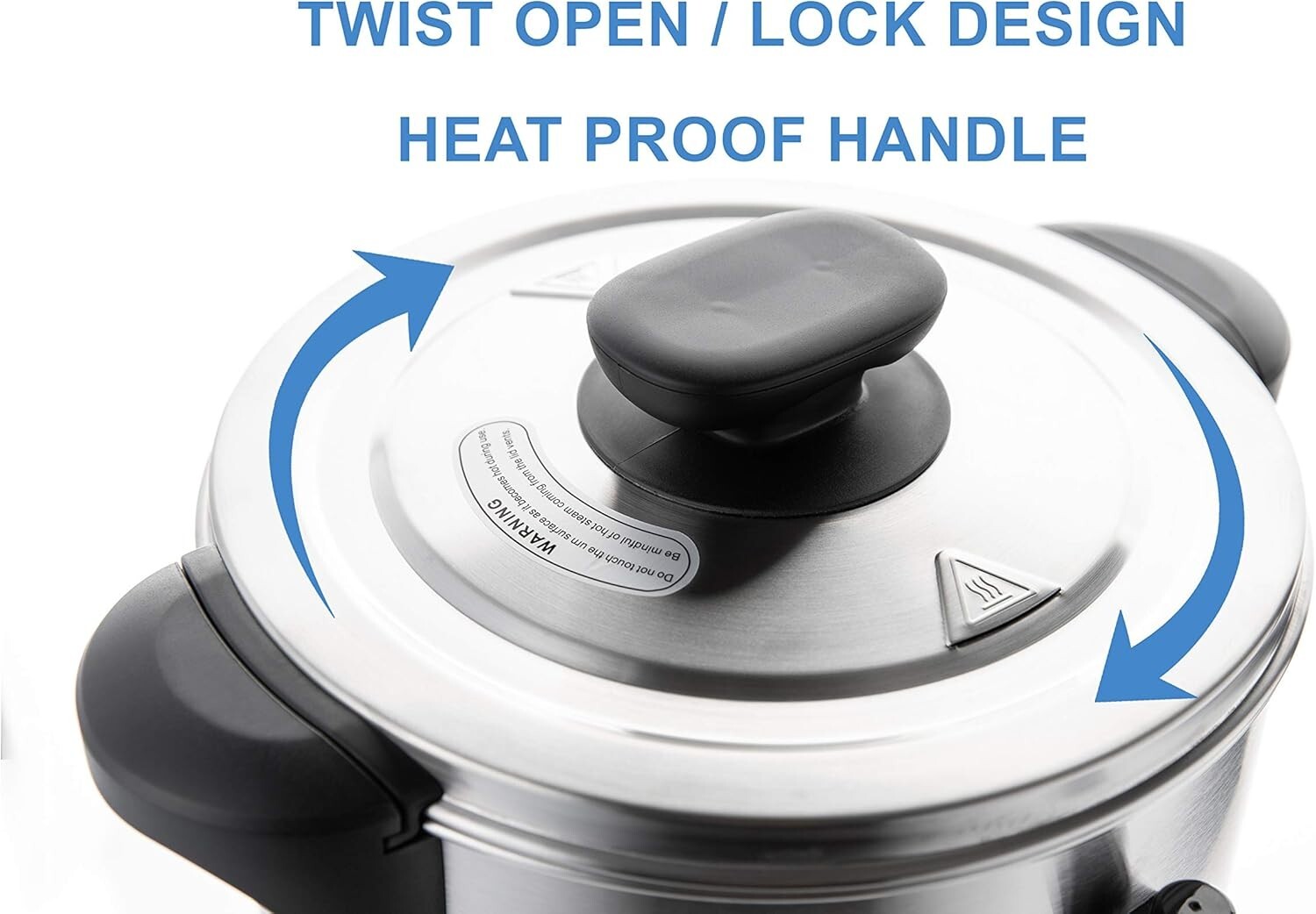 50-Cup Commercial-Grade Stainless Steel Percolator Coffee Maker - ETL Certified