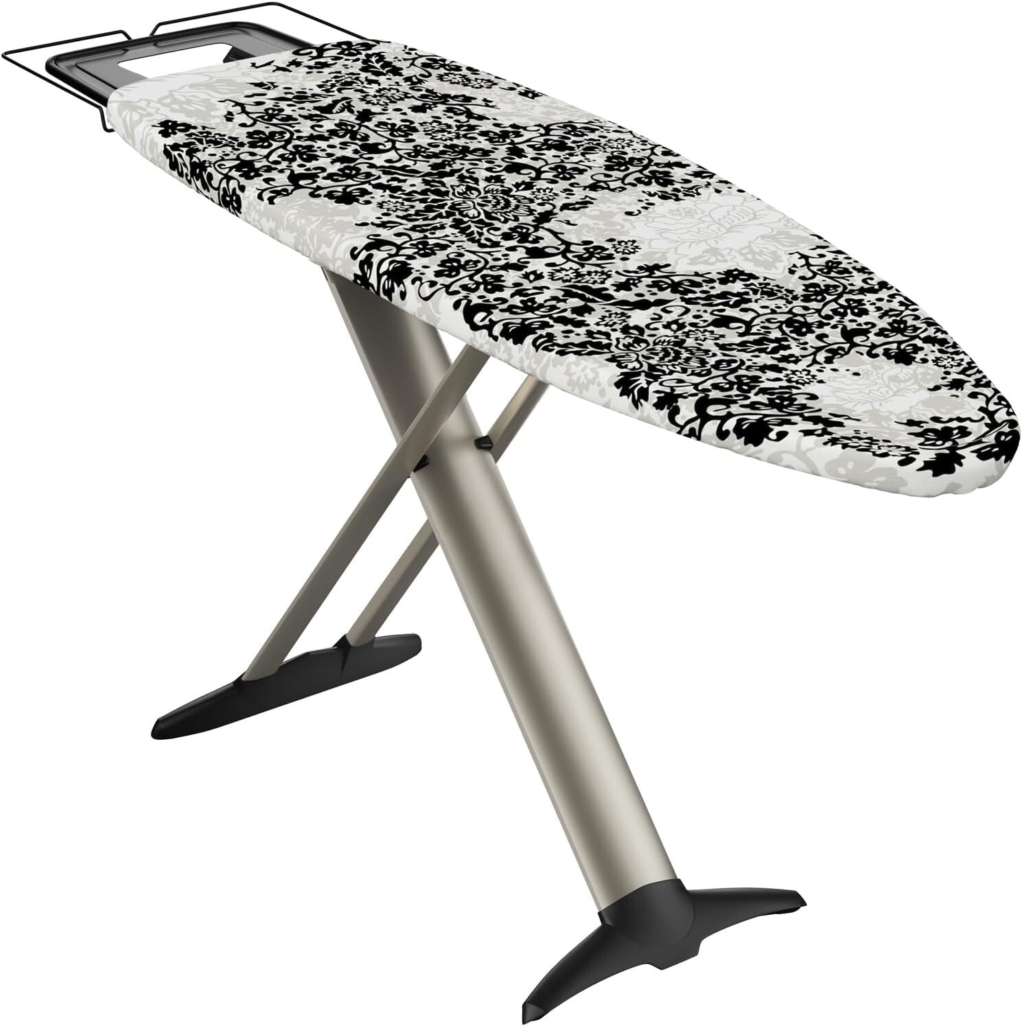 Sturdy Foldable Ironing Board - Extra Wide 62x19” with Iron Rest & Hanging Rack