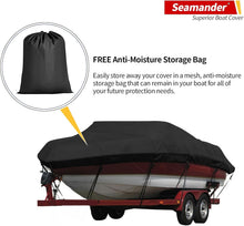 Load image into Gallery viewer, Secure Fit Waterproof Boat Cover with Adjustable Straps, 14-16 ft Capacity