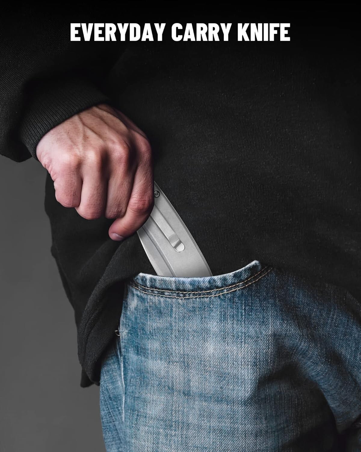 CJRB Pyrite J1925 Folding Knife - Ambidextrous Design for Comfort & Safety