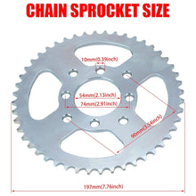 Load image into Gallery viewer, Go-Kart Sprocket Kit for 196cc Predator Engine - 1" Bore, 48T Drive Enhancements