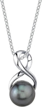 Load image into Gallery viewer, Luxury Black Tahitian Pearl Necklace in Eco-Friendly Gift Box - 60-Day Guarantee