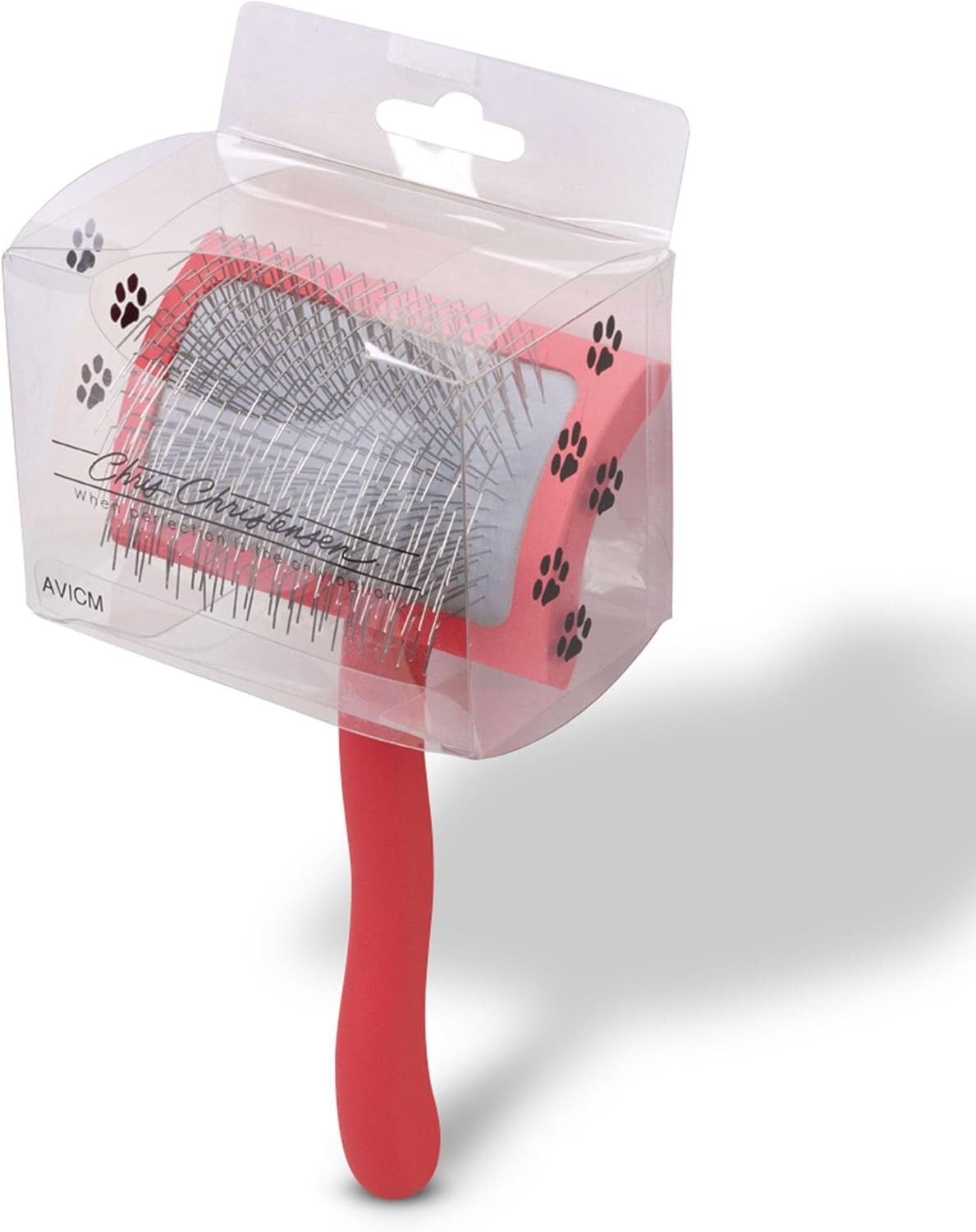 Extra-Long Pin Dog Slicker Brush - Effective Grooming for Double-Coated Breeds