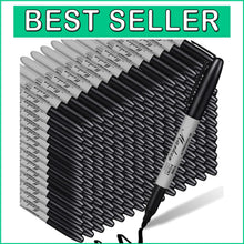Load image into Gallery viewer, Durable 500-Pack Black Permanent Markers - Ideal for Classroom and Office Use