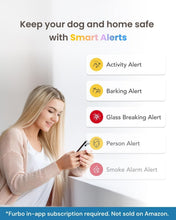 Load image into Gallery viewer, 360° Rotating Dog Camera with Treat Dispenser: Stay Connected with Your Pup