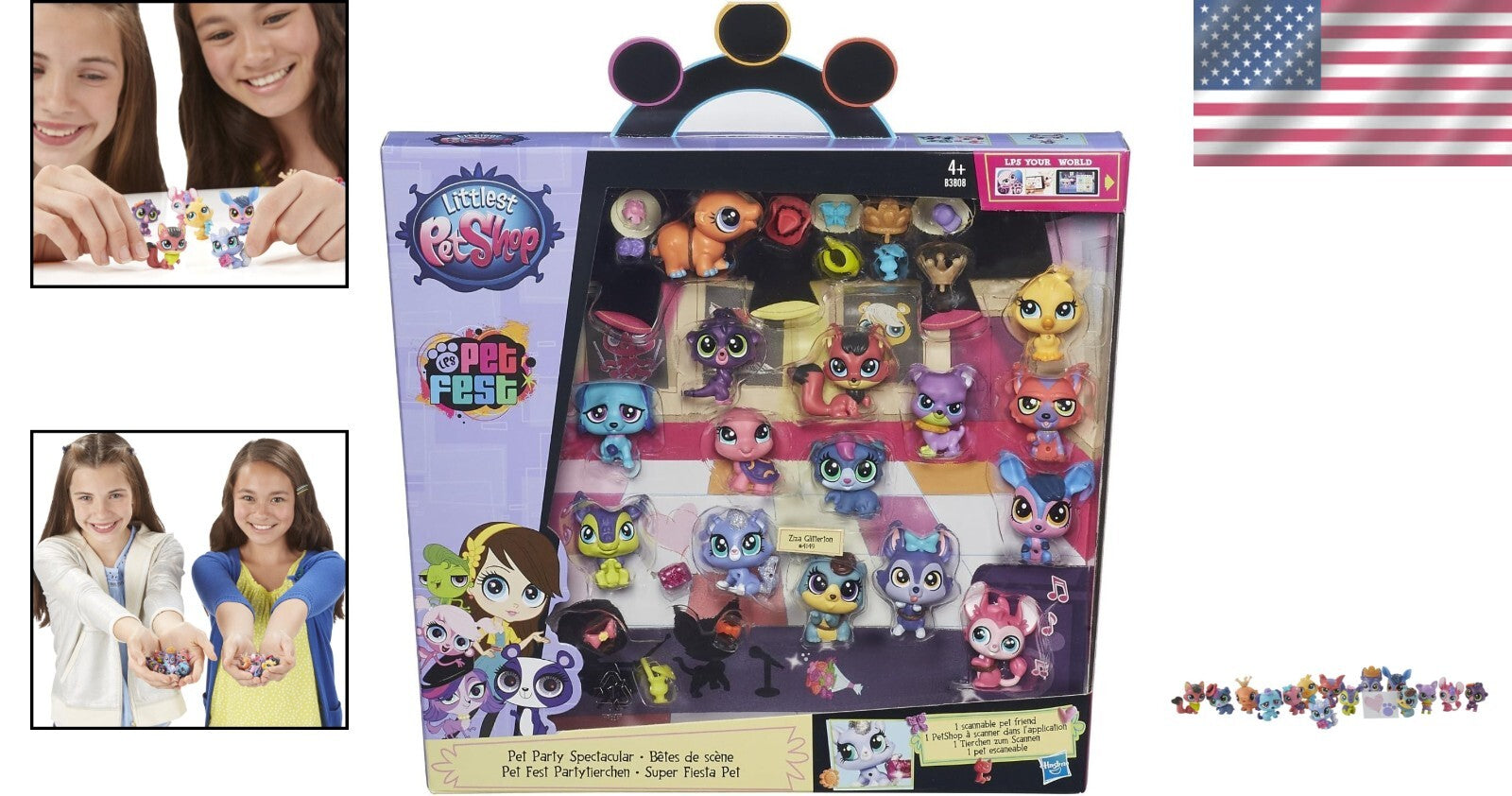 Pet Fest Spectacular Collector Pack with 15 Pets & Customizable Deco Bits