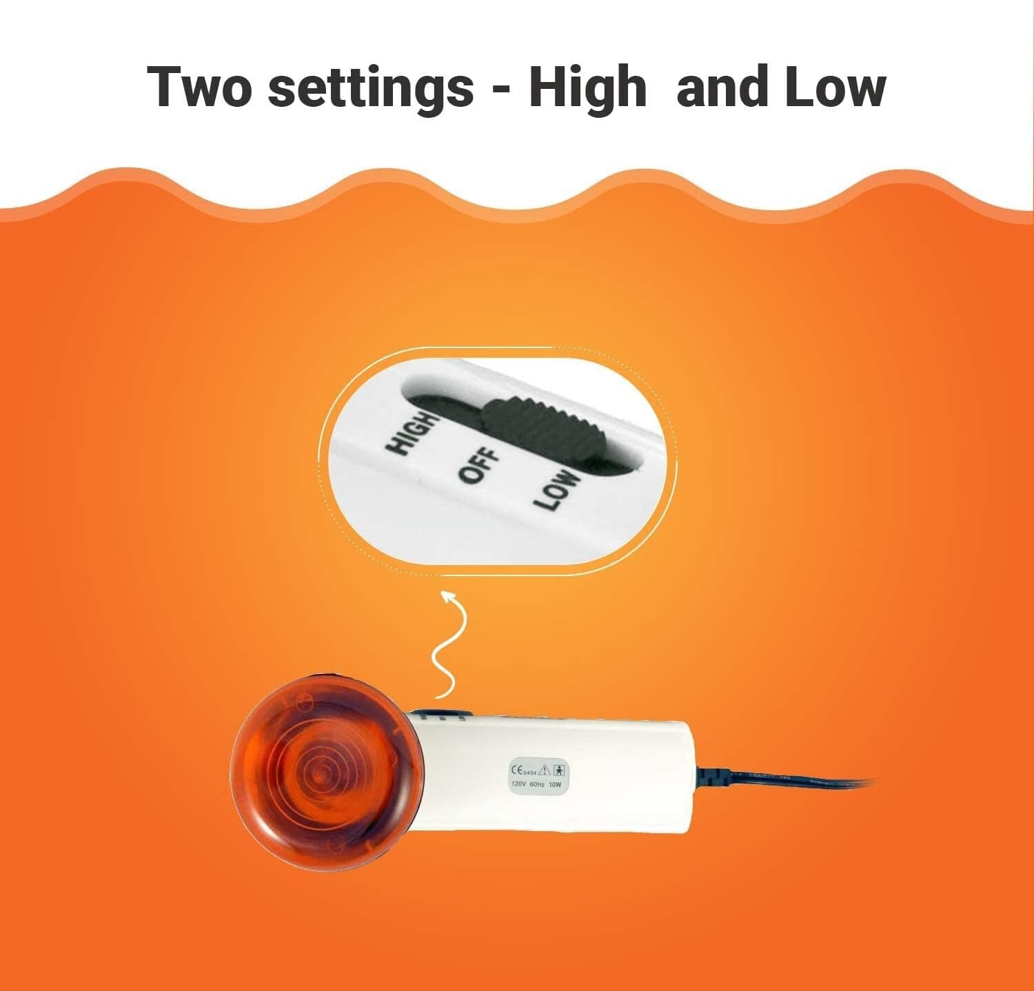 Versatile Infrared Heating Wand - Safe Red Light Therapy for Muscle Recovery