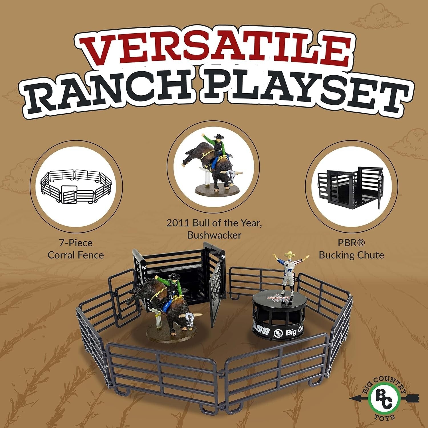 Exciting 13-Piece Rodeo Toy Collection - Adventure Awaits for Young Riders!