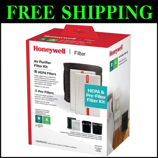 Genuine HEPA Filter Value Kit - Includes Pre-Filter Roll for Odor Reduction