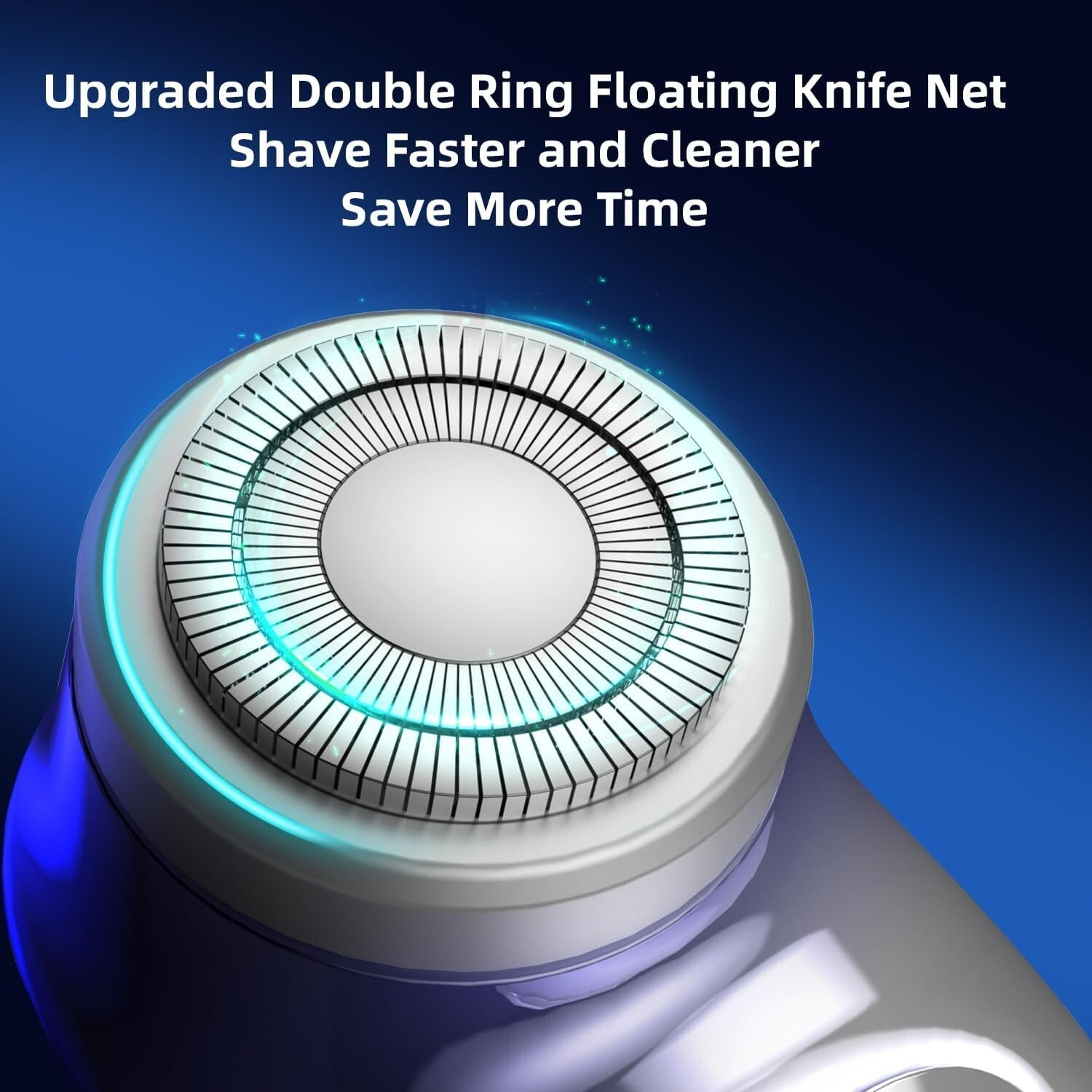 Wet and Dry Portable Shaver - Lightweight Rechargeable Electric Razor for Travel