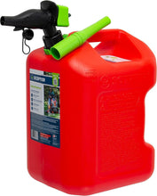 Load image into Gallery viewer, Durable 5-Gallon Red Gas Can with Flame Mitigation &amp; Controlled Flow Spout