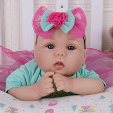 Load image into Gallery viewer, Handcrafted Reborn Baby Doll Girl - 18-Inch Soft Weighted Doll with Accessories