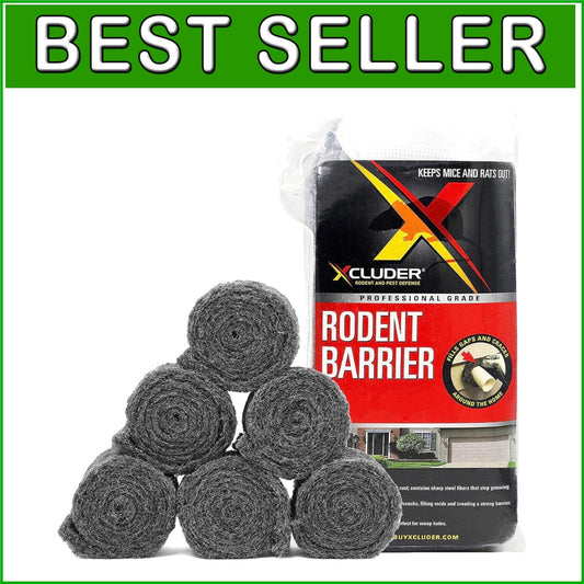6 Rolls of Heavy-Duty Rodent Control Fill Fabric – Non-Toxic and Long-Lasting