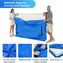 Load image into Gallery viewer, Full Size Mattress Covers 2 Pack - Resistant Zipper Closure &amp; Easy Carry Handles