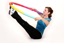 Load image into Gallery viewer, Large 41.5" Weighted Hula Hoop - Rainbow Colors for Adults - GS Certified