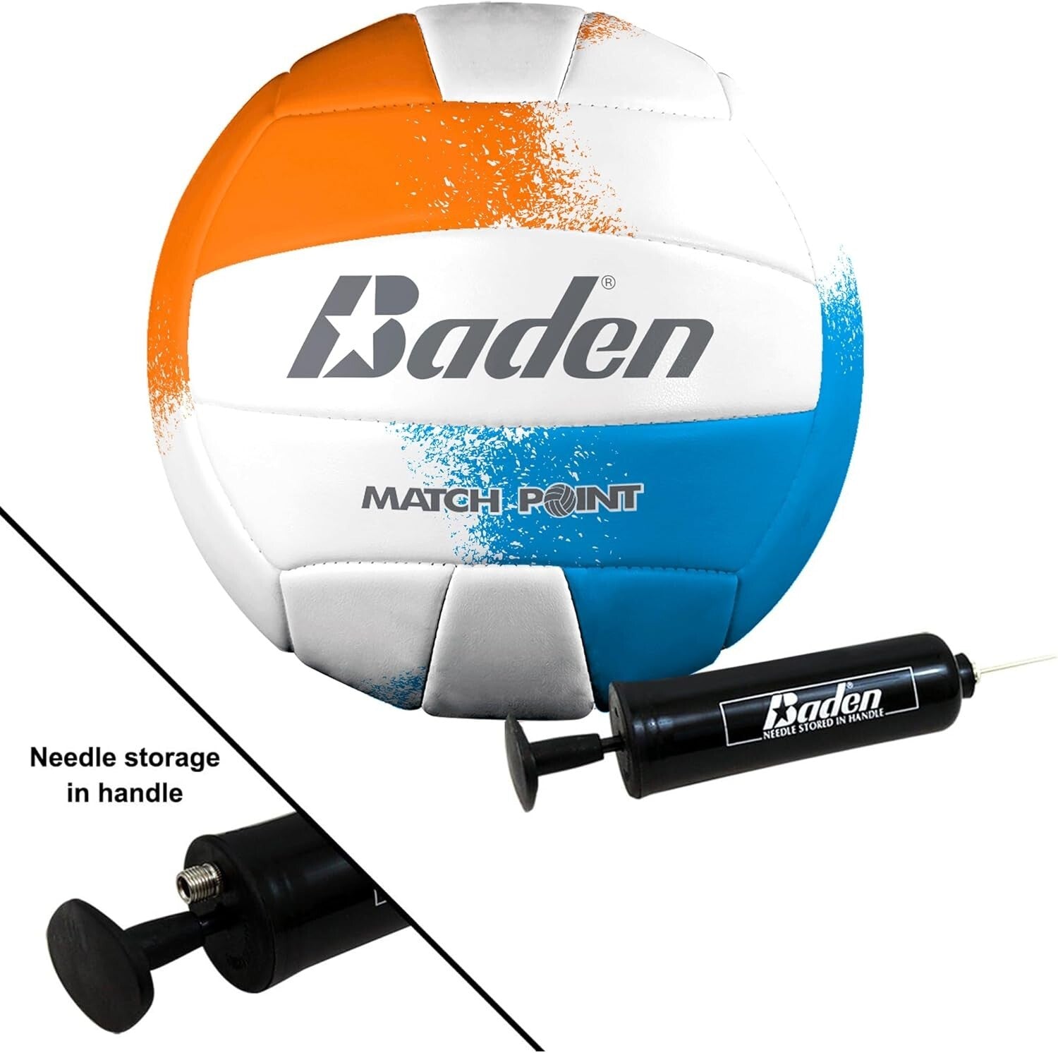 Family-Friendly Volleyball & Badminton Combo Set - Weather-Resistant Carry Bag