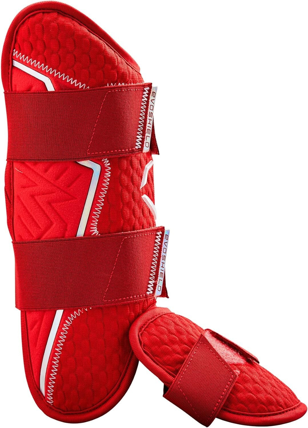 Custom Fit Pro-SRZ 2.0 Batter's Leg Guard in Scarlet for Right Handed Players