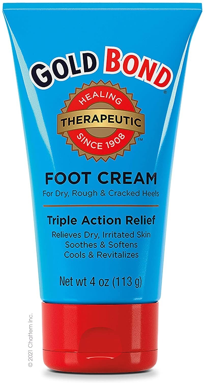 Gold Bond 5-Pack Therapeutic Foot Cream 4 oz - Restores Hydration & Softness