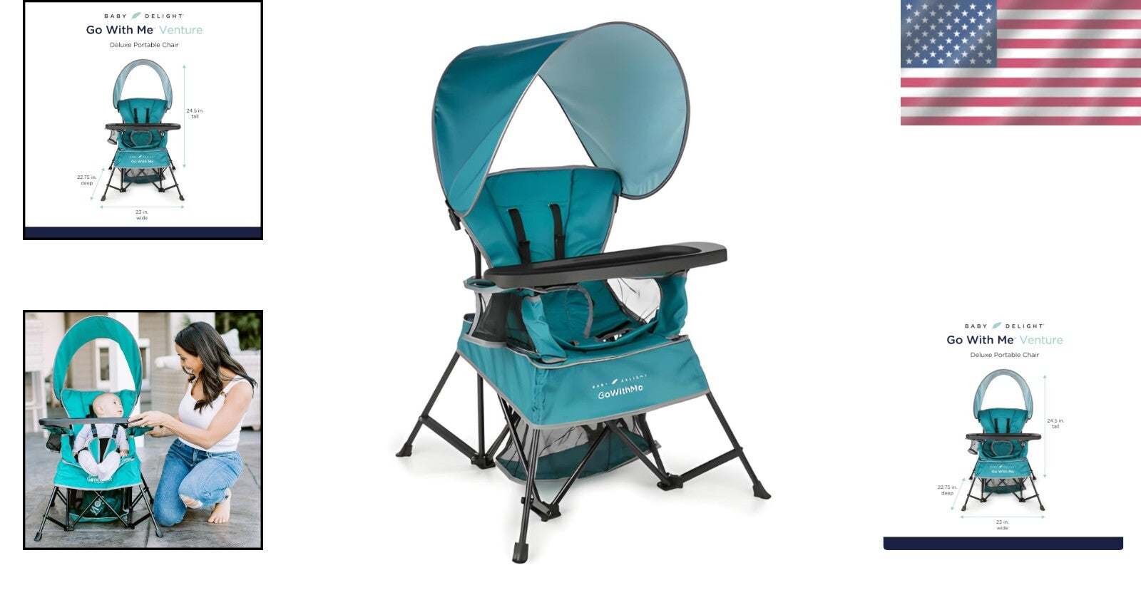 Versatile Portable Kids Chair with Safety Harness - Perfect for Growing Children