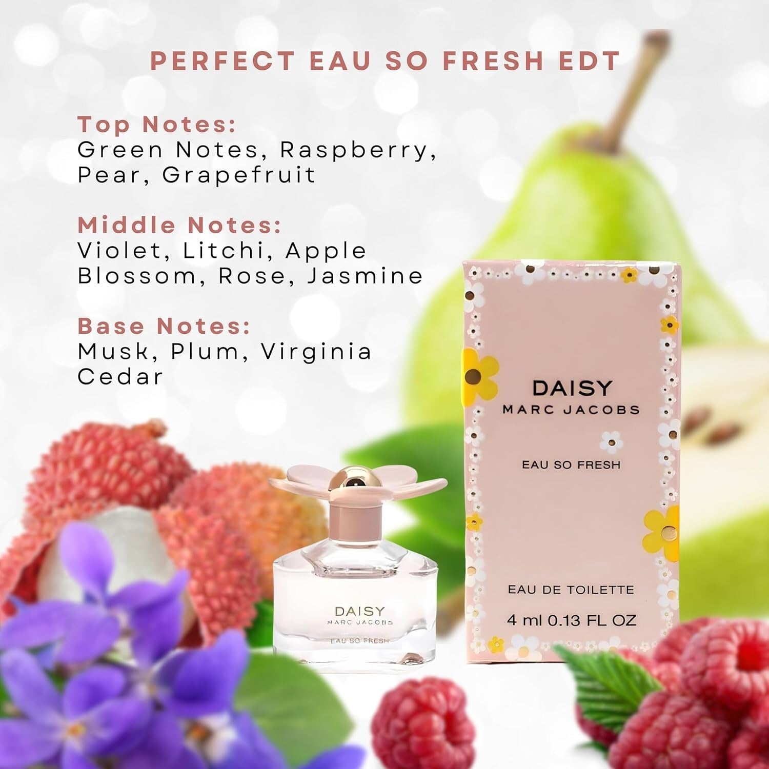 4-Piece Mini Perfume Gift Set for Women - Travel Size Luxury Fragrances