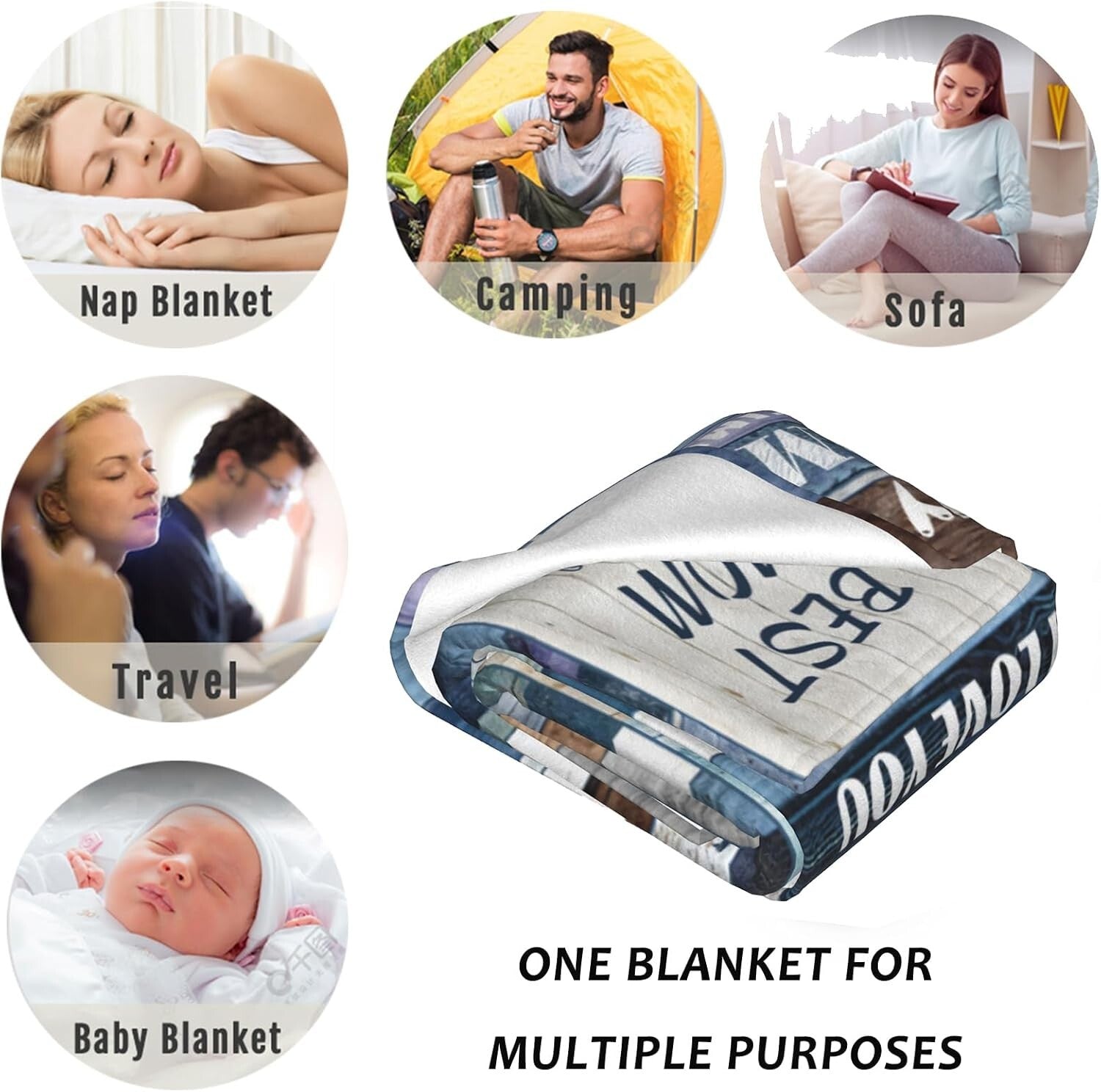 Premium Lightweight Flannel Throw Blanket for Mom - The Perfect Anniversary Gift