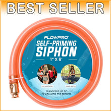 Load image into Gallery viewer, Self-Priming Liquid Transfer Siphon - Versatile 1” x 6’ Hose for Fuels &amp; Water