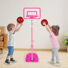 Load image into Gallery viewer, Fun Pink Basketball Goal for Kids - Perfect Adjustable Toy for Young Girls