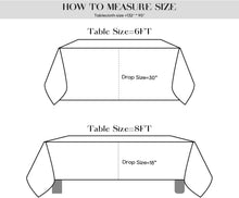 Load image into Gallery viewer, Elegant 5 Pack White 90x132 Inch Tablecloths for Stylish Dining Experiences