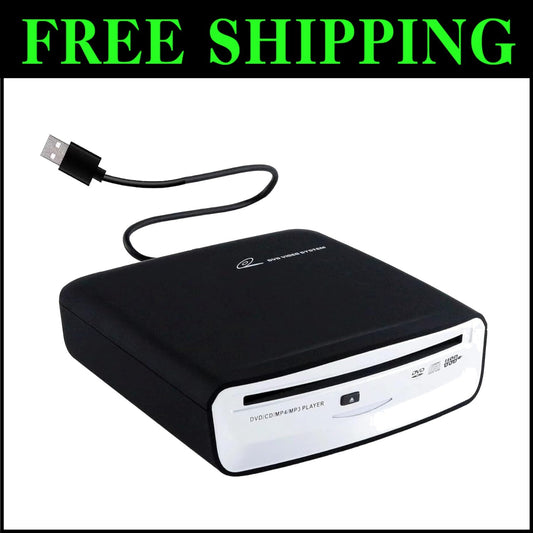 Universal Portable CD Player for Cars - Plug & Play USB for Android Navigation