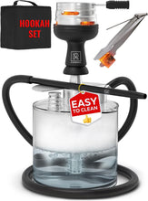 Load image into Gallery viewer, Complete Shisha Hookah Set with Carrying Bag - Perfect for Outdoor Fun &amp; Parties
