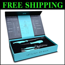 Load image into Gallery viewer, Ergonomic Seafood Tool Set: Crab Cutter, Shrimp Deveiner &amp; Oyster Knife in Blue