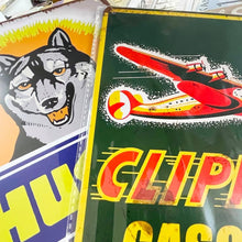 Load image into Gallery viewer, Vintage Metal Sign Collection: 35 Reproduced Retro Signs for Home &amp; Garage