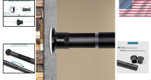 Load image into Gallery viewer, Adjustable Tension Curtain Rod - Perfect for Windows &amp; Room Dividers, 83-122"