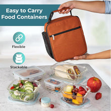 Load image into Gallery viewer, Versatile Airtight Glass Food Storage Containers - 35-Piece Leak-Proof Set