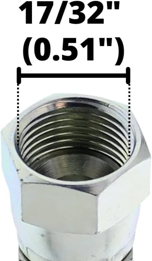 Corrosion-Resistant 10-Pack of 3/8" Hose x JIC 37° Fittings for Fluid Power