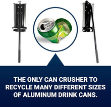 Load image into Gallery viewer, Robust Aluminum Can Crusher - Manual Wall Mounted Design for Efficient Recycling