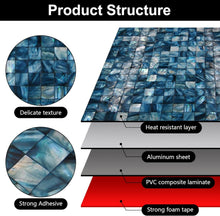 Load image into Gallery viewer, Waterproof Mother of Pearl Peel and Stick Tiles - 10 Sheets, Modern Home Upgrade