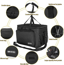 Load image into Gallery viewer, Lightweight Oxford Microphone Carrying Case with 15 Slots and Foam Interior