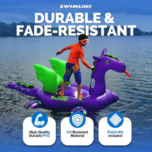 Load image into Gallery viewer, Inflatable Sea Dragon Lounge Float – Spacious, Durable &amp; Photogenic Design