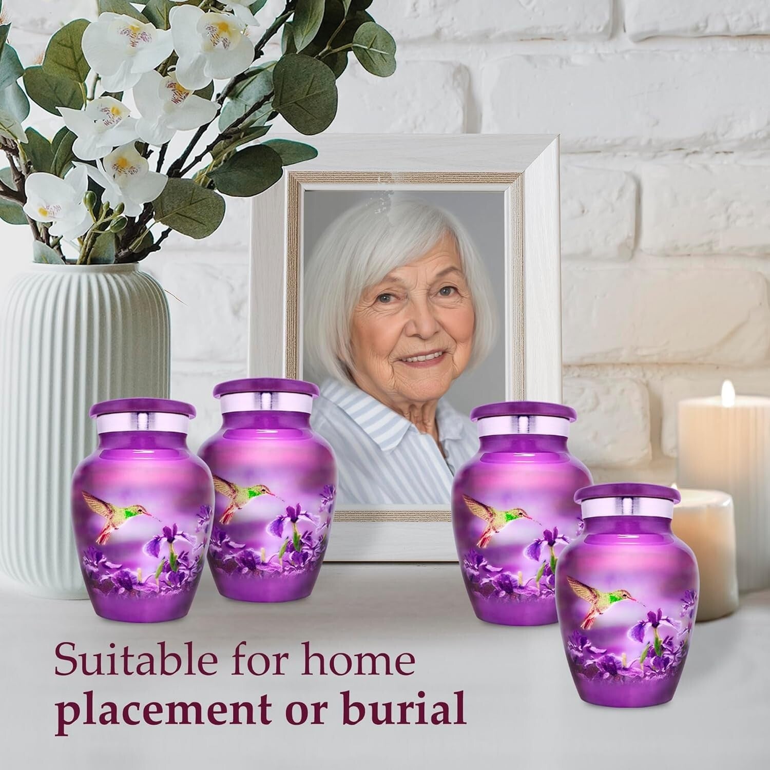 Sentimental Hummingbird Keepsake Urns for Adult Ashes – Lightweight and Elegant