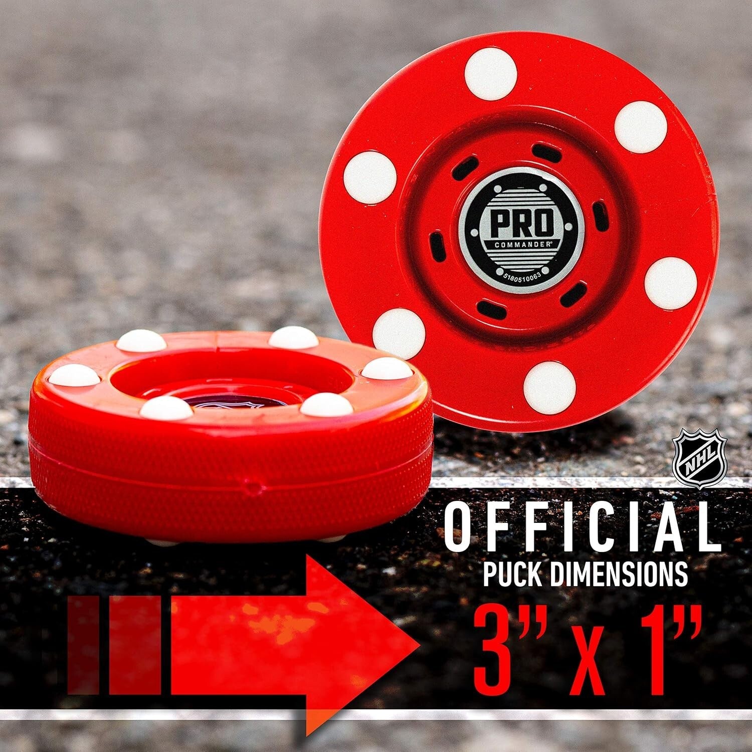 Durable 24-Pack Roller Hockey Pucks - Perfect for Street & Outdoor Games