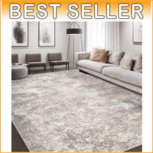 Load image into Gallery viewer, 9x12 Washable Area Rug with Non-Slip Backing - Ideal for Living Room &amp; Dining