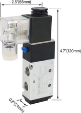 Load image into Gallery viewer, Brass &amp; Steel 5 Port Solenoid Valve Manifold – Compact 2 Position Quick Fittings