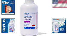Load image into Gallery viewer, Comprehensive Gentle Relief with 1000 Softgels of Docusate Sodium 250 mg