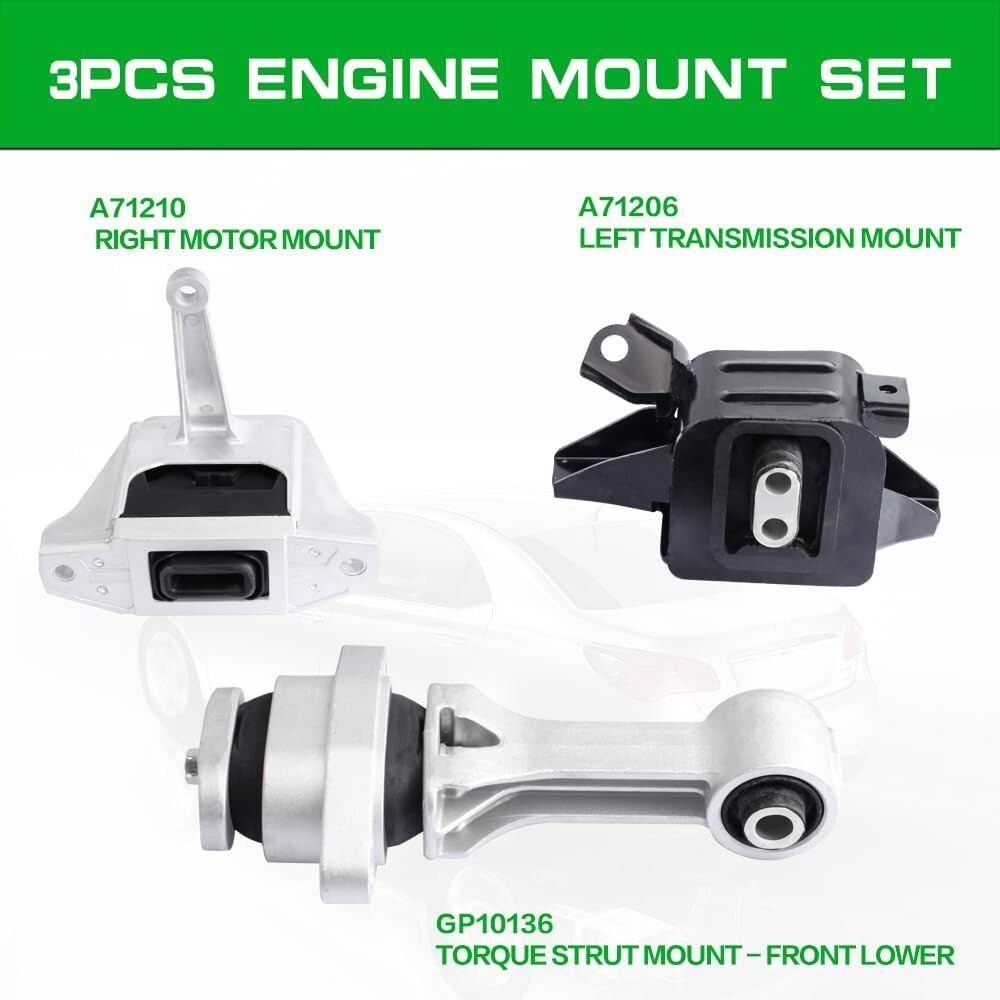 Durable Steel Engine & Transmission Mounts for Hyundai Elantra 1.4T 1.6T 2.0L